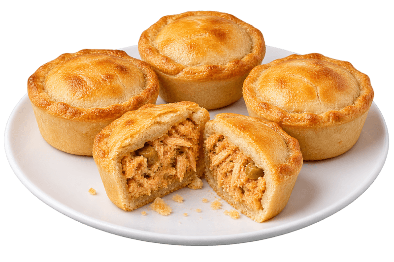 Empada (chicken quiche)